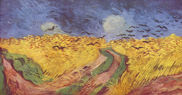 Wheat Field with Crows by Vincent Van Gogh