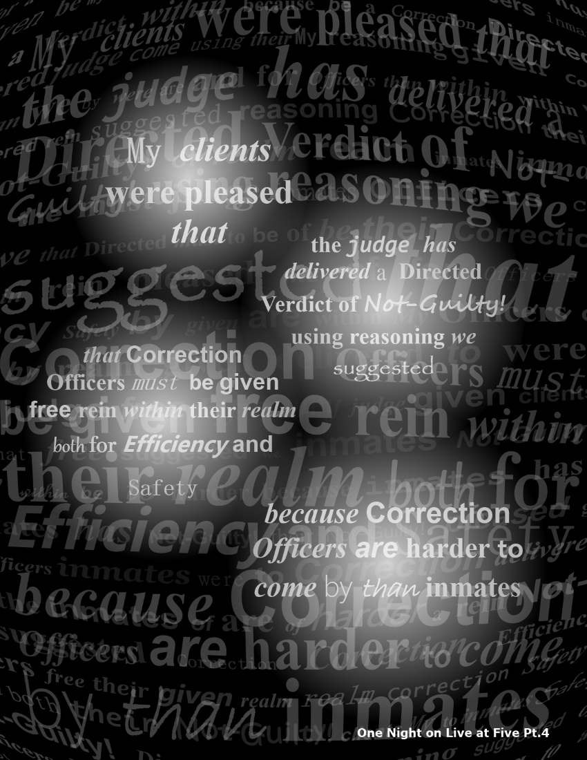 Sorry, One Night on Live at Five requires image support.