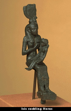 Isis suckling Horus