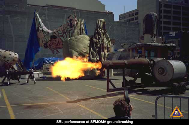 SRL performance at SFMOMA groundbreaking