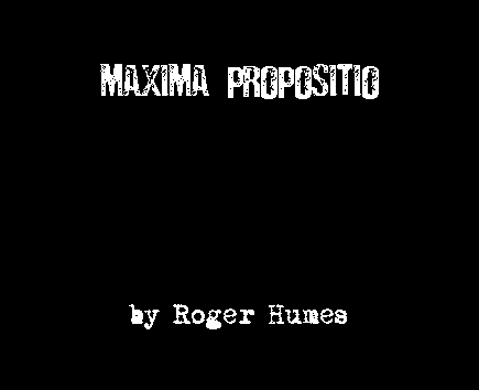 maxima propositio